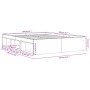 Estructura de cama roble ahumado 160x200 cm de vidaXL, Camas y somieres - Ref: Foro24-3203877, Precio: 181,85 €, Descuento: %