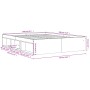 Estructura de cama roble ahumado 140x190 cm de vidaXL, Camas y somieres - Ref: Foro24-3203905, Precio: 138,47 €, Descuento: %