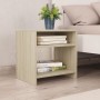 Mesita de noche madera contrachapada roble sonoma 40x30x40 cm de vidaXL, Mesitas de noche - Ref: Foro24-800015, Precio: 30,32...