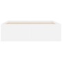 Estructura de cama blanco 120x190 cm de vidaXL, Camas y somieres - Ref: Foro24-3203894, Precio: 194,69 €, Descuento: %