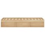 Estructura de cama roble Sonoma 120x200 cm de vidaXL, Camas y somieres - Ref: Foro24-3203854, Precio: 169,45 €, Descuento: %