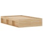 Estructura de cama roble Sonoma 120x200 cm de vidaXL, Camas y somieres - Ref: Foro24-3203854, Precio: 169,45 €, Descuento: %