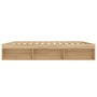 Estructura de cama roble Sonoma 200x200 cm de vidaXL, Camas y somieres - Ref: Foro24-3203889, Precio: 196,14 €, Descuento: %