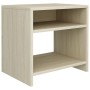 Mesita de noche madera contrachapada roble sonoma 40x30x40 cm de vidaXL, Mesitas de noche - Ref: Foro24-800015, Precio: 30,32...
