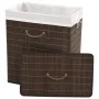 Cesto de la ropa de bambú rectangular marrón oscuro de vidaXL, Cestas para ropa - Ref: Foro24-245582, Precio: 34,15 €, Descue...