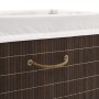 Cesto de la ropa de bambú rectangular marrón oscuro de vidaXL, Cestas para ropa - Ref: Foro24-245582, Precio: 34,93 €, Descue...