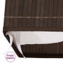 Cesto de la ropa de bambú rectangular marrón oscuro de vidaXL, Cestas para ropa - Ref: Foro24-245582, Precio: 34,93 €, Descue...