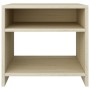 Mesita de noche madera contrachapada roble sonoma 40x30x40 cm de vidaXL, Mesitas de noche - Ref: Foro24-800015, Precio: 30,32...