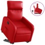 Sillón reclinable elevable cuero artificial rojo en Sillones | Comprar online en Foru.es
