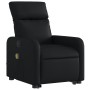 Sillón reclinable de masaje de pie cuero artificial negro en Sillones | Comprar online en Foru.es