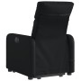 Sillón reclinable de masaje de pie cuero artificial negro en Sillones | Comprar online en Foru.es