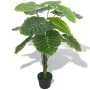Planta de taro artificial con macetero 85 cm verde de vidaXL, Flora artificial - Ref: Foro24-244432, Precio: 51,63 €, Descuen...