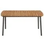 Mesa de jardín madera maciza de acacia y acero 150x90x72 cm de vidaXL, Mesas de jardín - Ref: Foro24-44234, Precio: 156,84 €,...