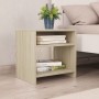 Mesitas de noche 2 uds contrachapado roble sonoma 40x30x39 cm de vidaXL, Mesitas de noche - Ref: Foro24-800016, Precio: 45,75...