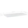Estante estantería 4uds contrachapada blanco brillo 40x20x1,5cm de vidaXL, Estanterías - Ref: Foro24-805148, Precio: 20,33 €,...