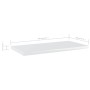 Estante estantería 4uds contrachapada blanco brillo 40x20x1,5cm de vidaXL, Estanterías - Ref: Foro24-805148, Precio: 20,64 €,...