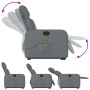 Sillón reclinable de masaje de pie cuero artificial gris en Sillones | Comprar online en Foru.es