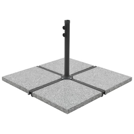 Base de peso de sombrilla de granito cuadrada gris 25 kg de vidaXL, Bases para sombrillas - Ref: Foro24-45070, Precio: 86,21 ...
