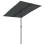 Sombrilla de jardín palo de aluminio gris antracita 2x1,5 m de vidaXL, Sombrillas - Ref: Foro24-47338, Precio: 48,87 €, Descu...