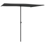 Sombrilla de jardín palo de aluminio gris antracita 2x1,5 m de vidaXL, Sombrillas - Ref: Foro24-47338, Precio: 48,87 €, Descu...