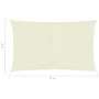 Toldo de vela crema HDPE 160 g/m² 6x8 m de vidaXL, Sombrillas - Ref: Foro24-311195, Precio: 88,27 €, Descuento: %