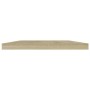 Estante estantería 4 uds contrachapada roble Sonoma 40x20x1,5cm de vidaXL, Estanterías - Ref: Foro24-805144, Precio: 18,83 €,...