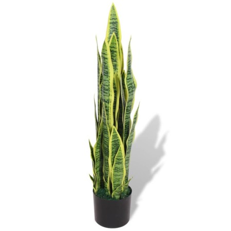 Planta sansevieria artificial con macetero 90 cm verde de vidaXL, Flora artificial - Ref: Foro24-244427, Precio: 75,13 €, Des...
