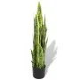 Planta sansevieria artificial con macetero 90 cm verde de vidaXL, Flora artificial - Ref: Foro24-244427, Precio: 73,58 €, Des...