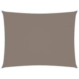 Toldo de vela rectangular de tela oxford gris taupe 6x8 m de vidaXL, Sombrillas - Ref: Foro24-135443, Precio: 123,77 €, Descu...