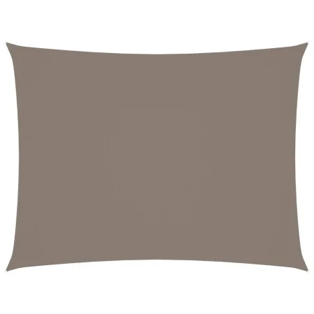 Toldo de vela rectangular de tela oxford gris taupe 6x8 m de vidaXL, Sombrillas - Ref: Foro24-135443, Precio: 123,77 €, Descu...