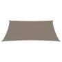 Toldo de vela rectangular de tela oxford gris taupe 6x8 m de vidaXL, Sombrillas - Ref: Foro24-135443, Precio: 123,77 €, Descu...