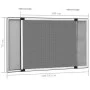 Mosquitera extensible para ventanas blanco (100-193)x75 cm de vidaXL, Mosquiteras para ventanas - Ref: Foro24-149041, Precio:...