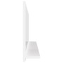 Espejo de baño madera contrachapada blanco 90x10,5x37 cm de vidaXL, Tocadores de baño - Ref: Foro24-804580, Precio: 35,24 €, ...