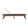 Tumbona con cojín ratán sintético y madera maciza de acacia de vidaXL, Tumbonas - Ref: Foro24-45990, Precio: 202,30 €, Descue...