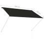 Toldo retráctil 200x150 cm gris antracita de vidaXL, Toldos - Ref: Foro24-143759, Precio: 50,97 €, Descuento: %