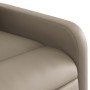 Sillón reclinable masaje pie cuero artificial color capuchino en Sillones | Comprar online en Foru.es