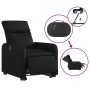 Sillón reclinable y elevable eléctrico cuero sintético negro en Sillones | Comprar online en Foru.es