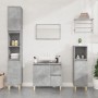 Set de muebles baño 3 pzas madera contrachapada gris hormigón de vidaXL, Muebles de baño - Ref: Foro24-3185539, Precio: 189,7...