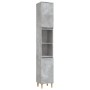 Set de muebles baño 3 pzas madera contrachapada gris hormigón de vidaXL, Muebles de baño - Ref: Foro24-3185539, Precio: 189,7...