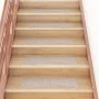Alfombrilla autoadhesiva escalera 15 uds crema 76x20 cm de vidaXL, Alfombrillas para escalones - Ref: Foro24-326933, Precio: ...