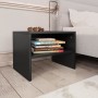 Mesitas de noche 2 uds madera contrachapada negro 40x30x30 cm de vidaXL, Mesitas de noche - Ref: Foro24-800066, Precio: 40,70...