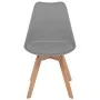 Sillas de comedor 6 unidades plástico gris de vidaXL, Sillas de comedor - Ref: Foro24-274851, Precio: 302,23 €, Descuento: %