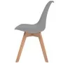Sillas de comedor 6 unidades plástico gris de vidaXL, Sillas de comedor - Ref: Foro24-274851, Precio: 302,23 €, Descuento: %