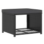 Set de muebles de jardín 4 piezas ratán sintético negro de vidaXL, Conjuntos de jardín - Ref: Foro24-44287, Precio: 276,93 €,...