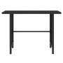 Set de muebles de jardín 4 piezas ratán sintético negro de vidaXL, Conjuntos de jardín - Ref: Foro24-44287, Precio: 276,93 €,...