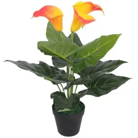 Artificial Cala Lilly plant with red and yellow pot 45 cm by vidaXL, artificial flora - Ref: Foro24-244442, Price: 22,00 €, D...