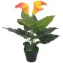 Artificial Cala Lilly plant with red and yellow pot 45 cm by vidaXL, artificial flora - Ref: Foro24-244442, Price: 22,00 €, D...