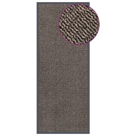 Felpudo de nudo marrón oscuro 60x150 cm de vidaXL, Felpudos - Ref: Foro24-326938, Precio: 33,09 €, Descuento: %