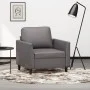 Sillón cuero sintético gris 60 cm de vidaXL, Sofás - Ref: Foro24-359325, Precio: 133,92 €, Descuento: %