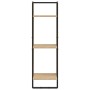 Estantes pared con barras 6 pzas madera ingeniería roble Sonoma de vidaXL, Estantes y estanterías - Ref: Foro24-836314, Preci...